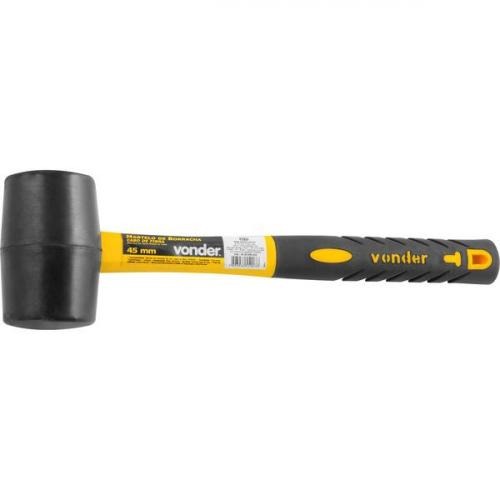 Martelo de borracha 45 mm cabo de fibra  