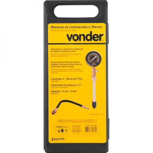 Medidor de compress�o para motor 0 - 300 PSI  