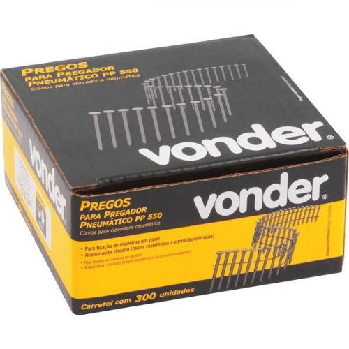 Prego anelado 2,1 X 45 mm carretel com 300 pe�as para pregador PP 550 