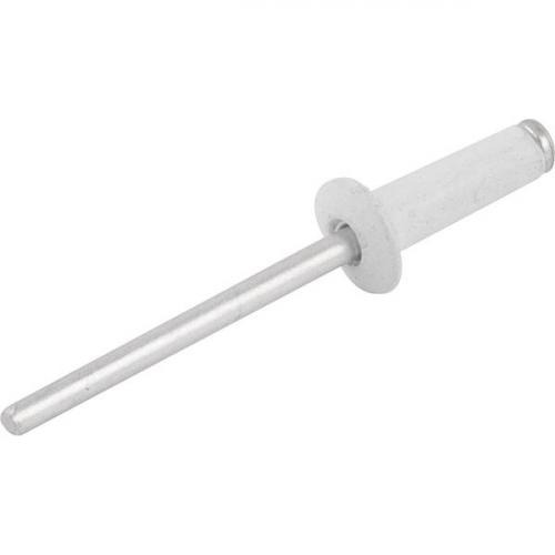 Rebite de repuxo 4,0 mm x 10 mm branco com 100 pe�as