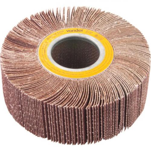 Roda de lixa 150 mm x 50 mm sem haste gr�o 60 