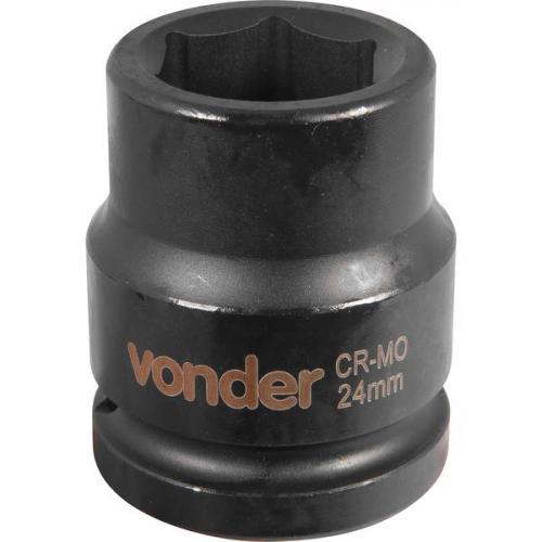 Soquete sextavado de impacto 24 mm encaixe 3/4