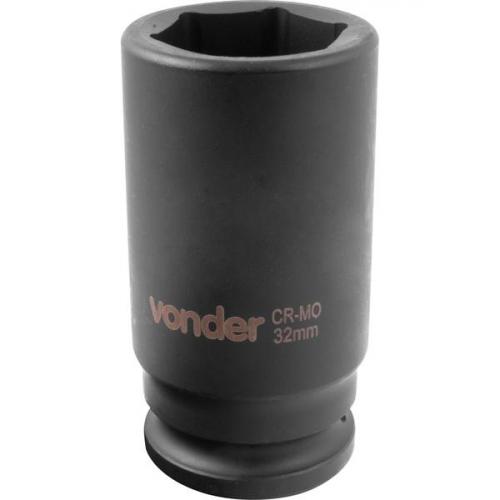 Soquete sextavado de impacto longo 32 mm encaixe 3/4