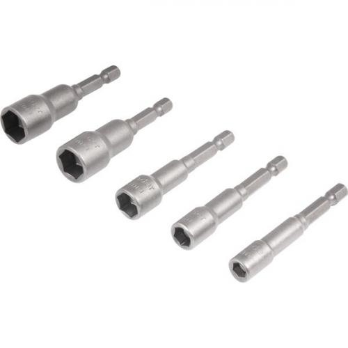 Jogo de soquete magn�tico 6 a 13 mm encaixe de 1/4'' com 5 pe�as - 3039000500