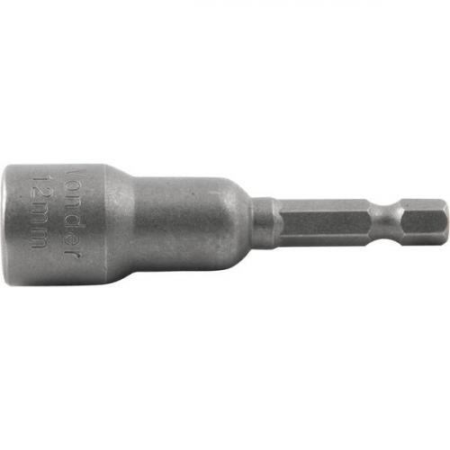 Soquete magn�tico sextavado 12 mm x 65 mm encaixe 1/4'' - 3039000120