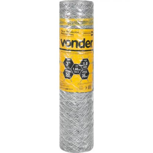 Tela met�lica hexagonal malha 3