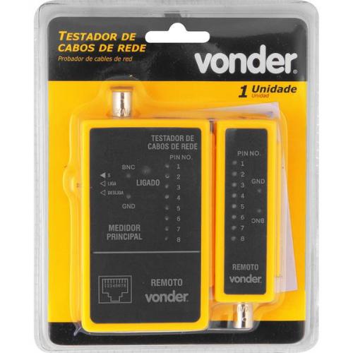 Testador de cabos de rede RJ45 e cabos coaxiais - 38.70.045.000