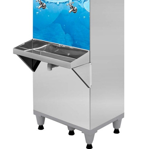 Bebedouro industrial de coluna 50 litros em a�o inox - B50  110V