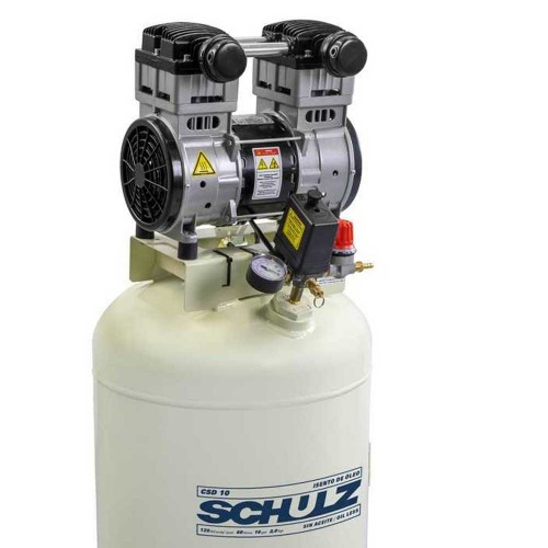 Compressor de ar odontológico 10 pés 62,6 litros 2 hp - CSD 10/60 220V Compressor de ar odontológico 10 pés 62,6 litros 2 hp - CSD 10/60 220V