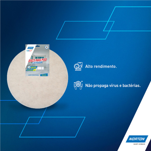 Disco lustrador de fibra para piso n�o abrasivo 350 mm