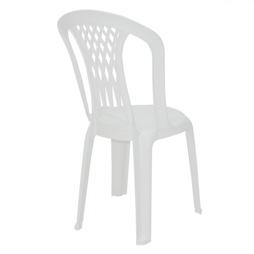 Cadeira plástica sem braços branca - Laguna Cadeira plástica sem braços branca - Laguna