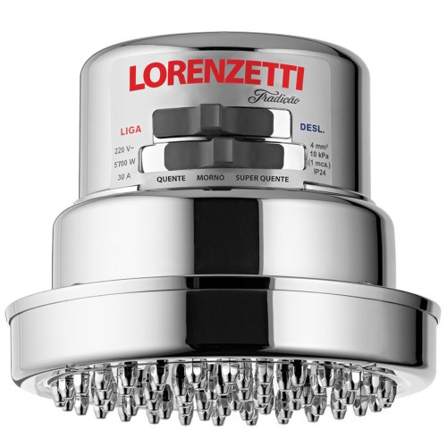 Chuveiro el�trico 5500 watts 110V 4 temperaturas - Tradi��o