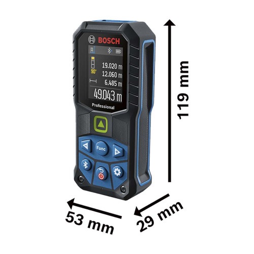 Trena a laser Verde leitura at� 50 metros com Bluetooth - GLM 50-27 CG