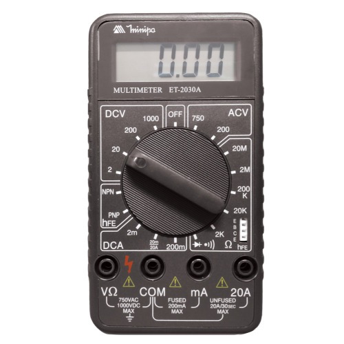 Multímetro digital portátil - ET-2030A Multímetro digital portátil - ET-2030A