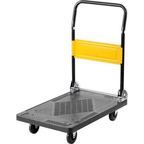 Carro plataforma com tampo pl�stico capacidade 150 kg