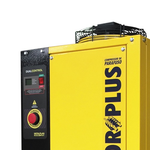 Compressor de ar de parafuso 4 hp 70 litros 10 bar monof�sico 220V - Rotor Plus 4  220V
