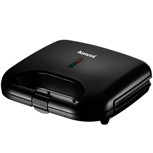Sanduicheira Grill antiaderente 750 watts - AMS 370 Black  220V