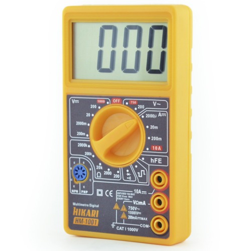 Mult�metro digital port�til 1000V CAT I - HM-1001