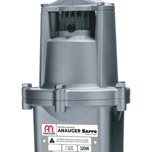 Bomba submersa 320 watts para �gua Limpa - SAPPO 5G  110V