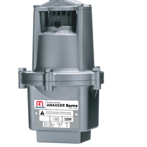 Bomba submersa 320 watts para �gua Limpa - SAPPO 5G  110V