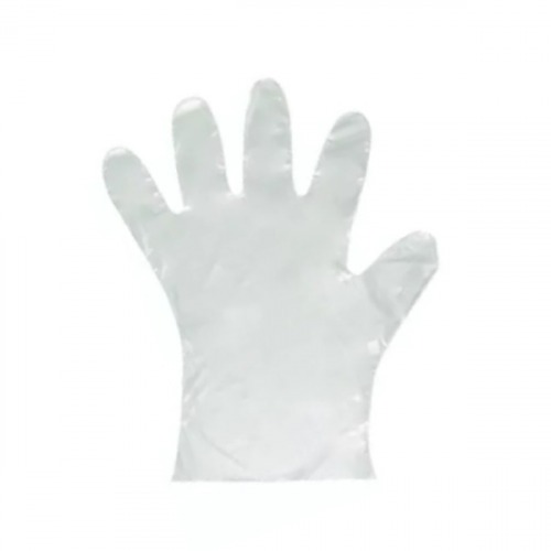 Luva pl�stica descart�vel pacote com 50 pares
