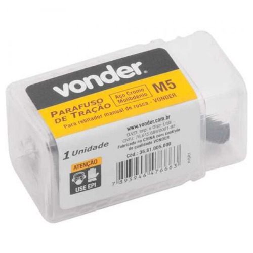 Parafuso de tração M5 para rebitador manual de rosca Parafuso de tração M5 para rebitador manual de rosca