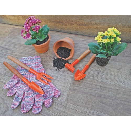 Kit para jardinagem 4 pe�as
