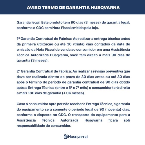 Kit Motosserra a gasolina sabre de 18