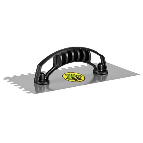 Desempenadeira em a�o dentada cabo pl�stico