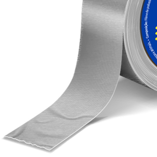 Fita adesiva 44 mm x 25 m - Silver tape Vedatudo