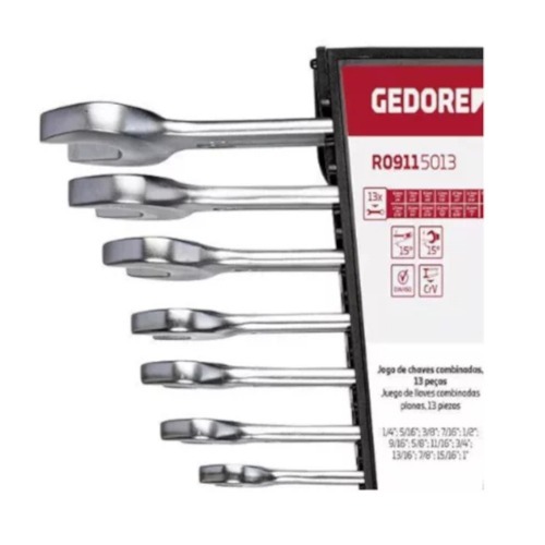 Jogo de chave combinada 1/4