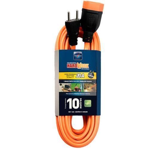 Extens�o el�trica 10 metros 3 x 2,50 mm 2P+T 20A - HARDWORK
