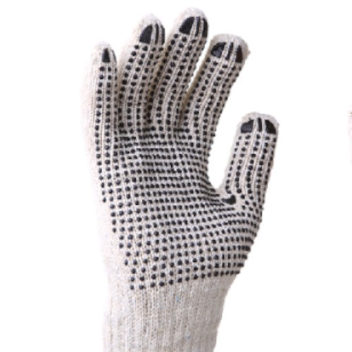 Luva de malha pigmentada tricotada