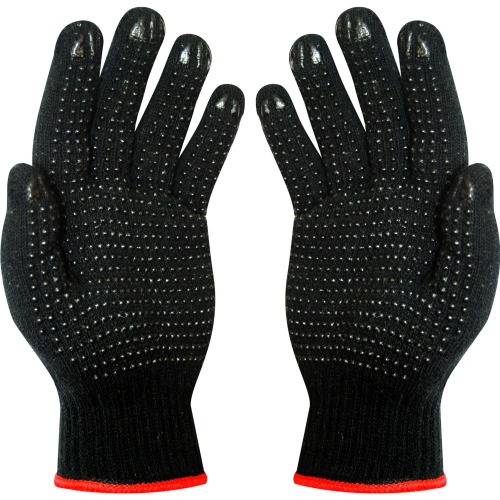 Kit 12 pares de luvas de malha pigmentada tricotada