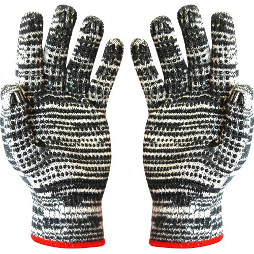 Luva de malha mesclada tricotada 3 fios pigmentada Luva de malha mesclada tricotada 3 fios pigmentada