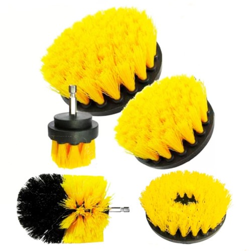 Jogo de escovas rotativas para furadeira e parafusadeira com 5 pe�as - 6065