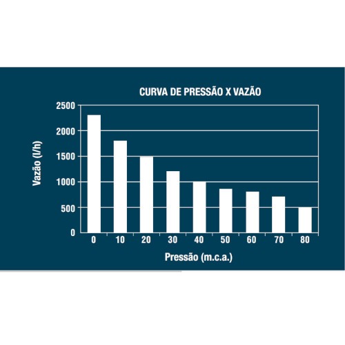 Bomba submersa 430 watts para �gua limpa - BSL900  220V