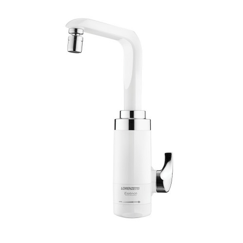 Torneira eletr�nica de parede 5500 watts Branco cromado - Essence  220V