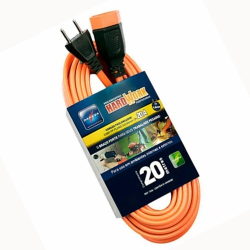 Extens�o el�trica 20 metros 3 x 2,50 mm 2P+T 20A - HARDWORK
