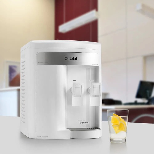 Purificador de �gua natural e gelada com compressor Branco - FR600 Exclusive  110V
