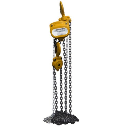 Talha manual com capacidade de 5000 kg e 3 metros de corrente - MTC 5.0T Talha manual com capacidade de 5000 kg e 3 metros de corrente - MTC 5.0T