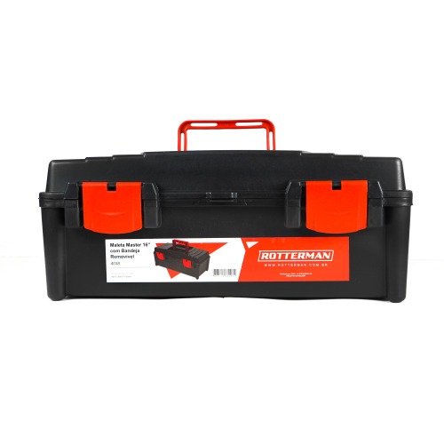 Caixa pl�stica para ferramentas com bandeja 16