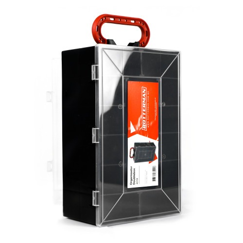 Organizador pl�stico com 12 compartimentos - Doublebox