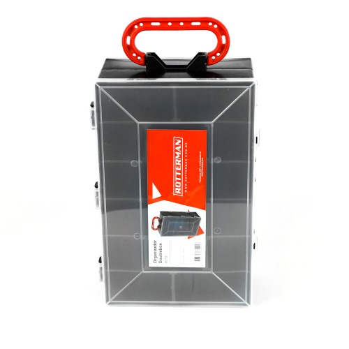 Organizador pl�stico com 12 compartimentos - Doublebox