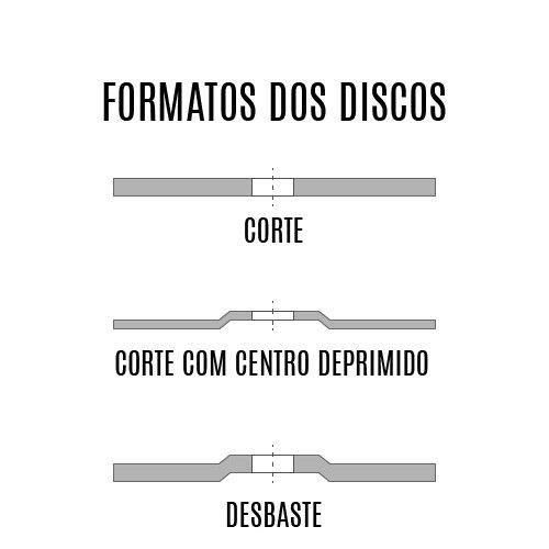 Disco de desbaste para metal 4.1/2 Disco de desbaste para metal 4.1/2