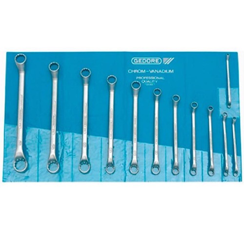 Jogo de chave estrela 6 a 32 mm a�o cromo van�dio com 12 pe�as - 2-12M