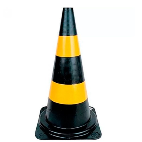 Cone para sinaliza��o 75 cm com 2 faixas - RM-44