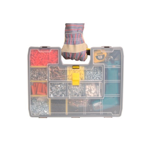 Organizador pl�stico com 17 compartimentos - STST14026