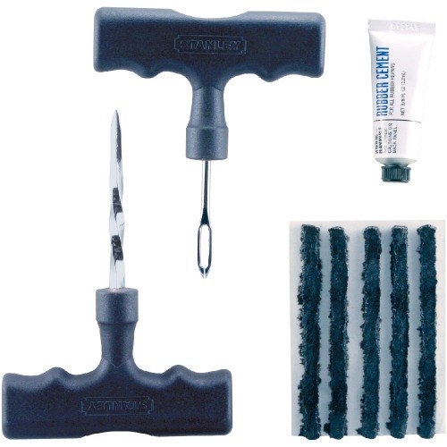 Kit reparo de pneus sem c�mera com 7 pe�as