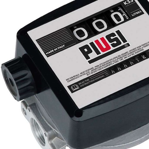 Medidor mec�nico para �leo diesel 20 a 120 L/min 3 d�gitos - K33